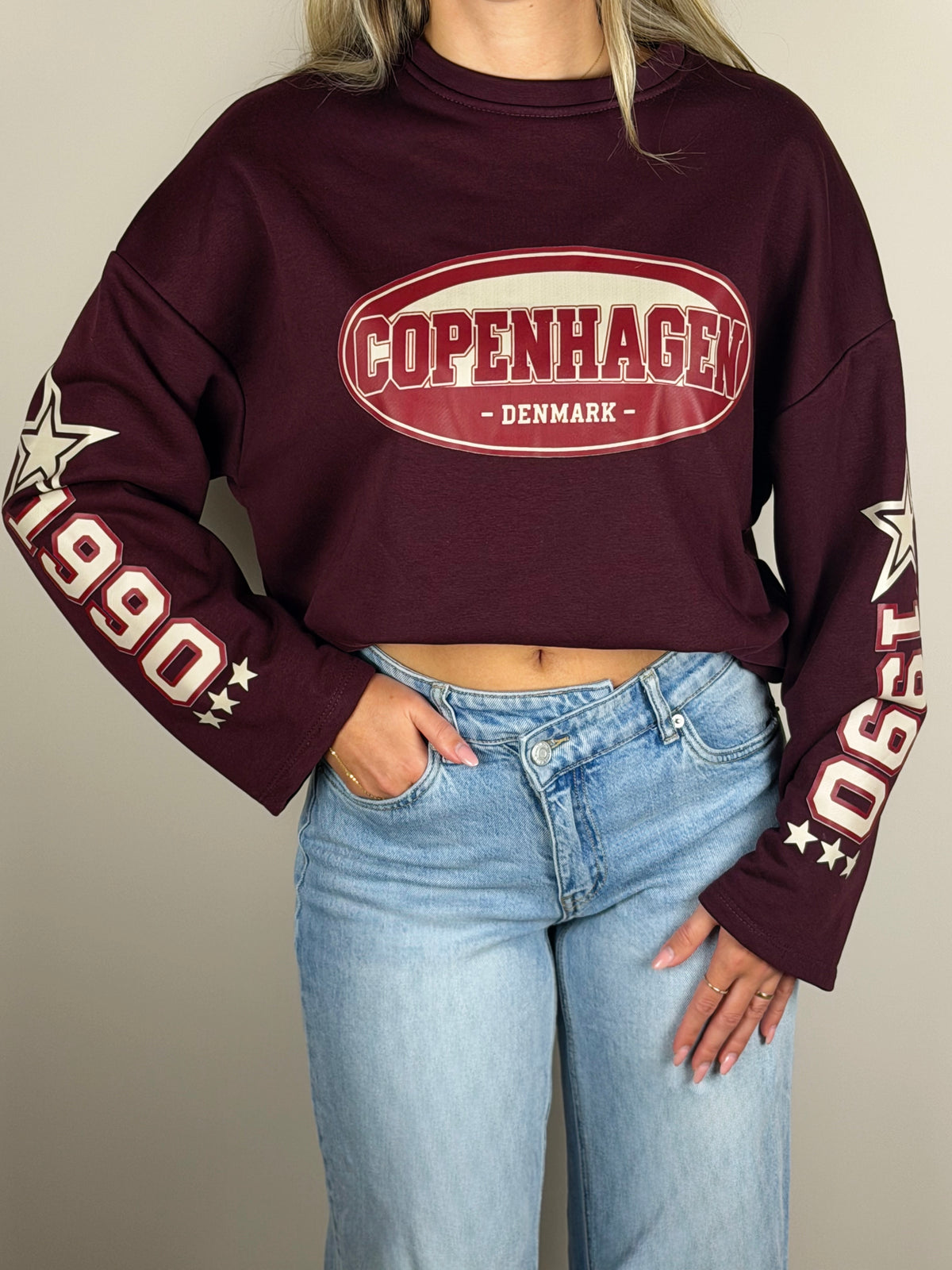 Copenhagen longsleeve Bordeaux