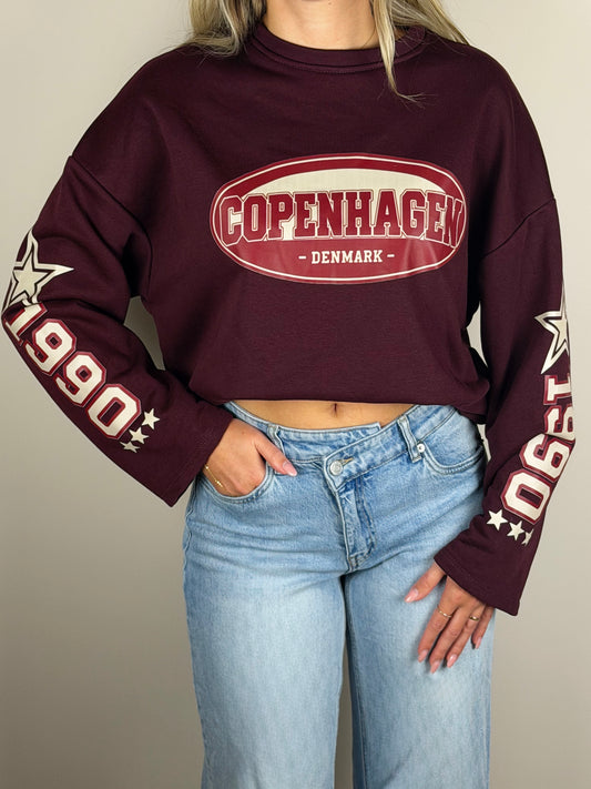 Copenhagen longsleeve Bordeaux