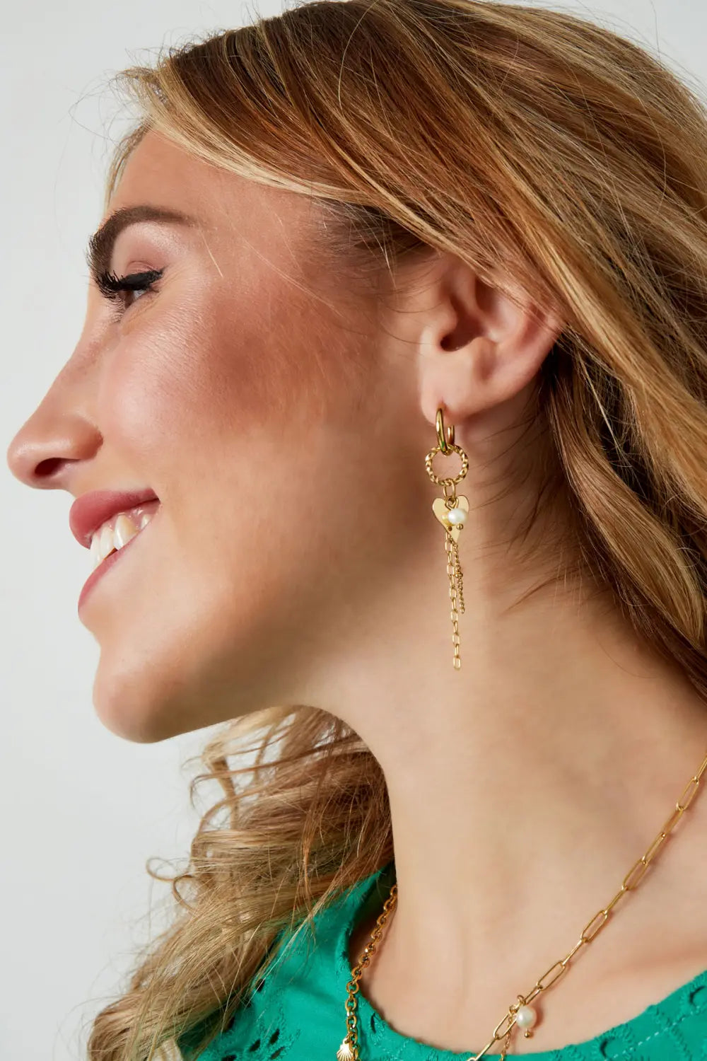 Gaby oorbel goud