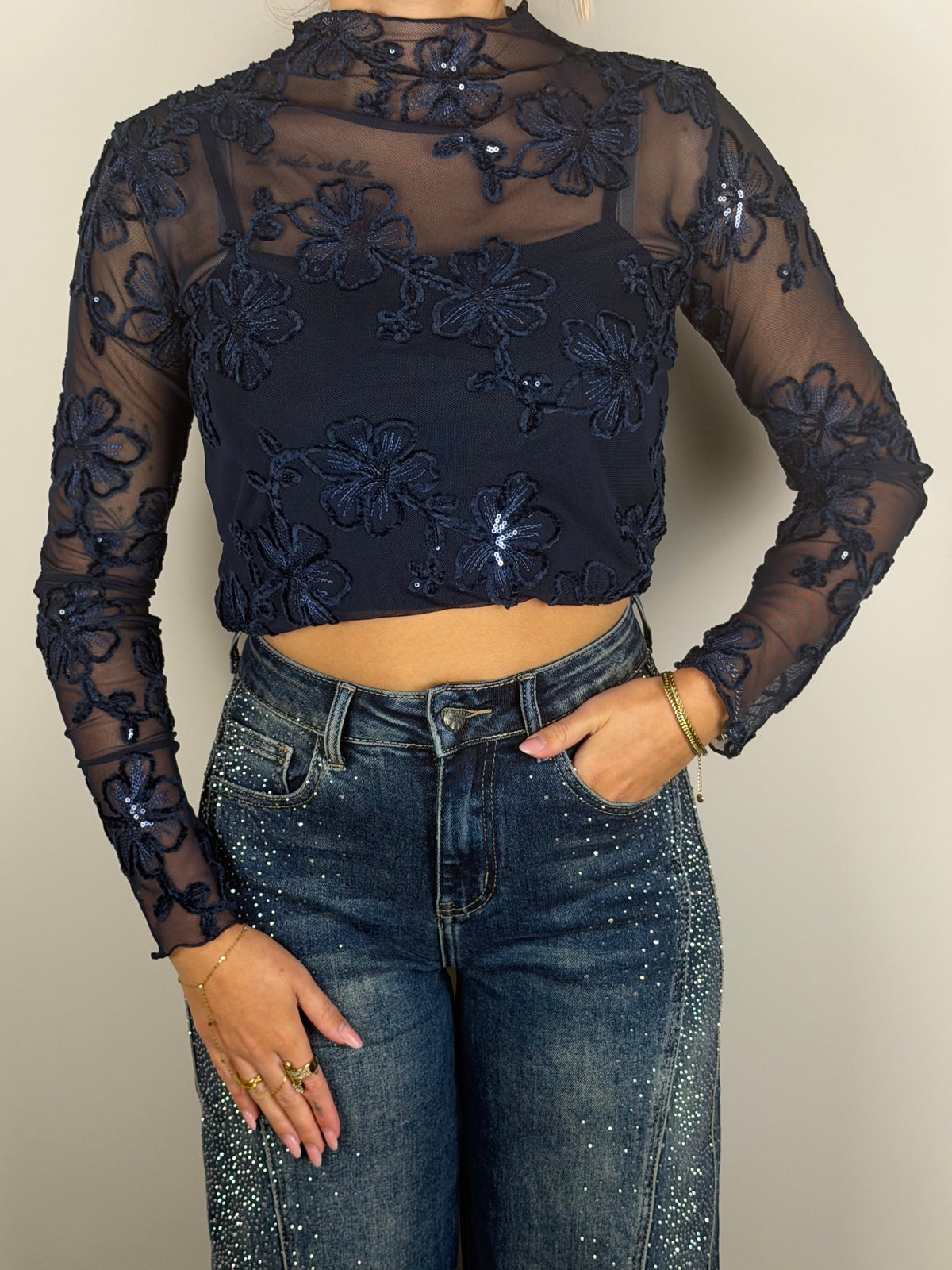 Jacky top blauw