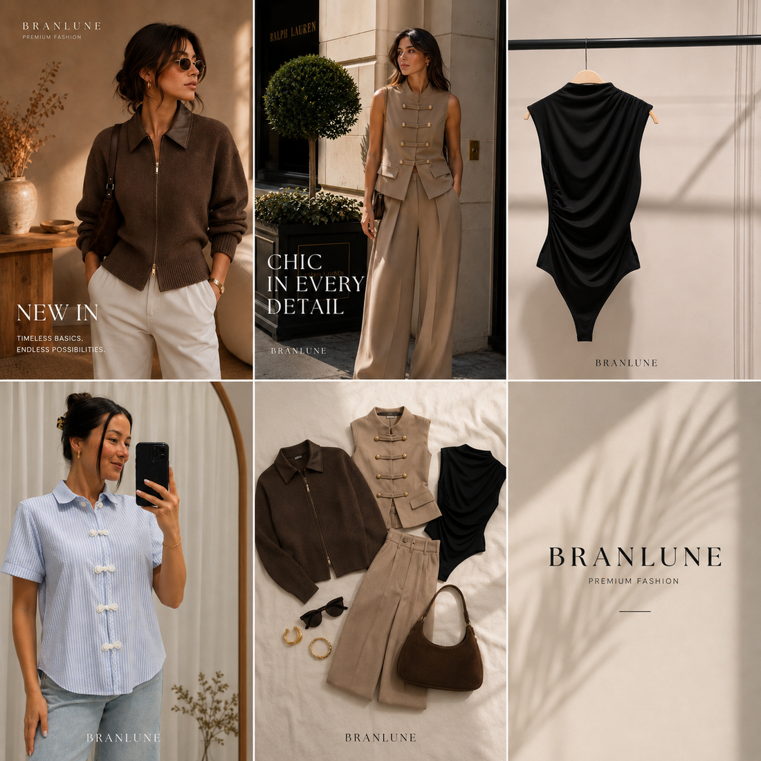 The new season edit — timeless pieces by BRANLUNE