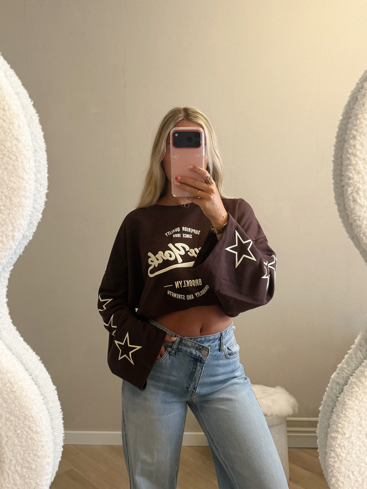 New York longsleeve bruin