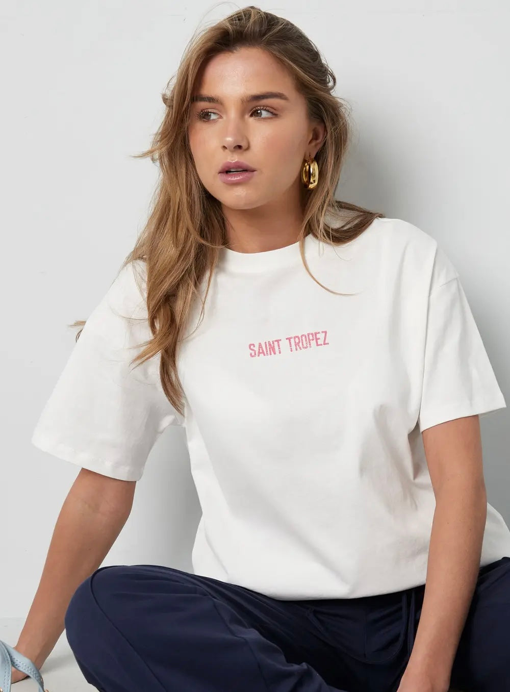 Maicey T-shirt wit
