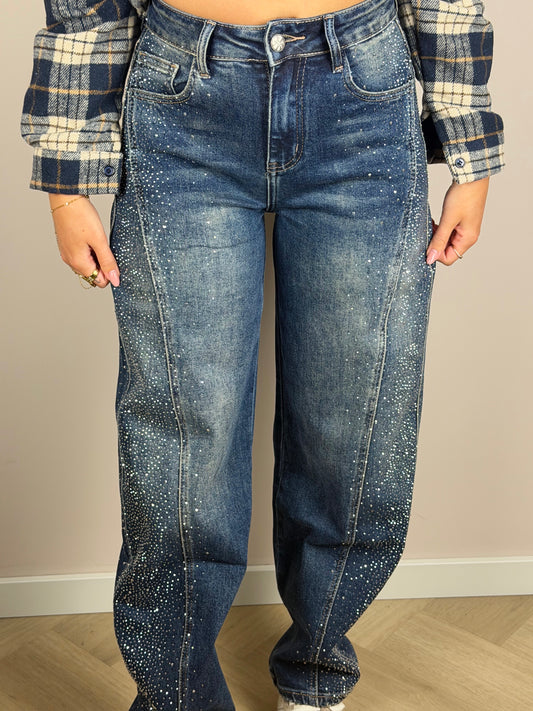 Glitter ballon jeans