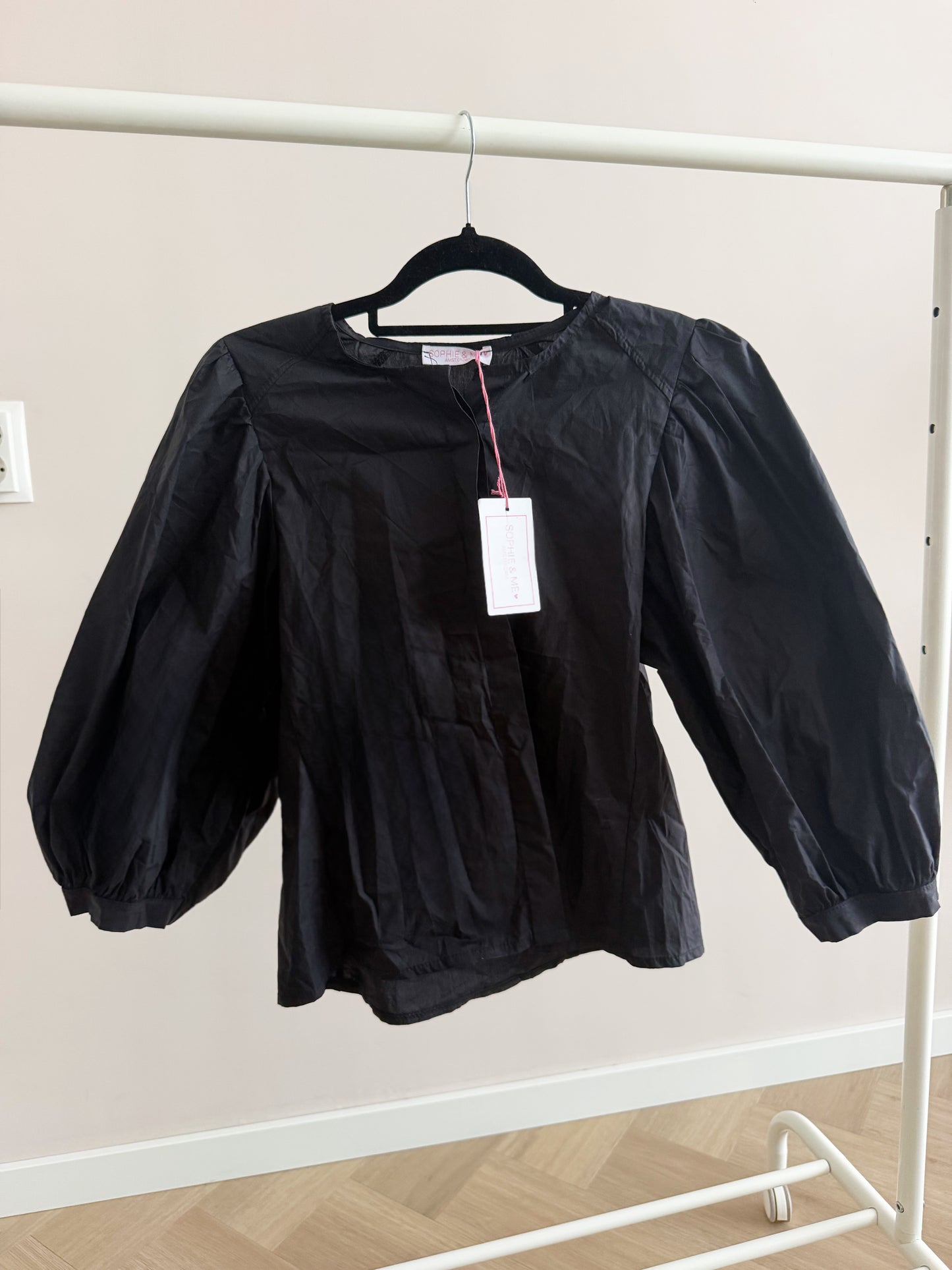 Megan blouse zwart