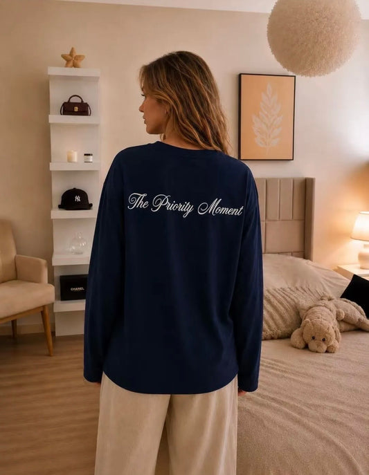 Zeva longsleeve navy
