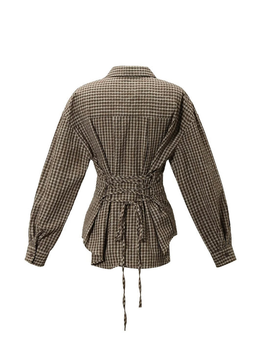 Jessy blouse bruin