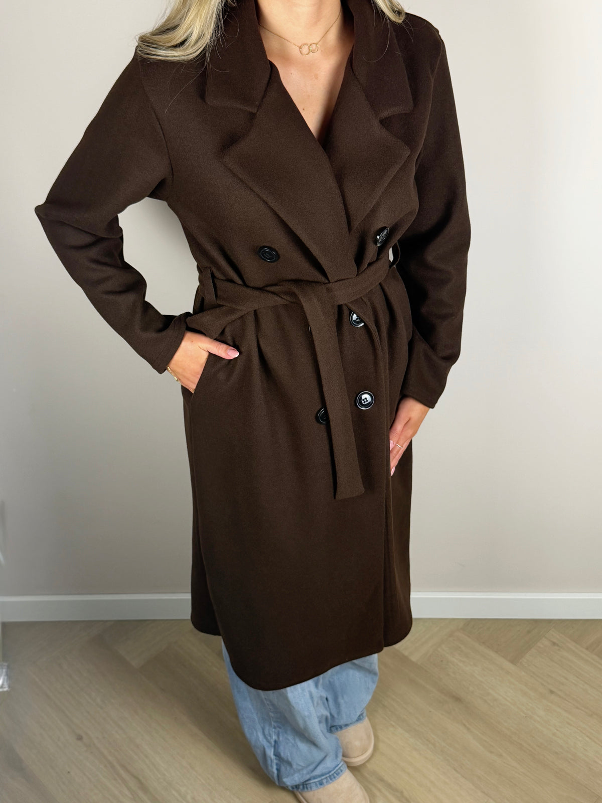 Lisa trenchcoat bruin