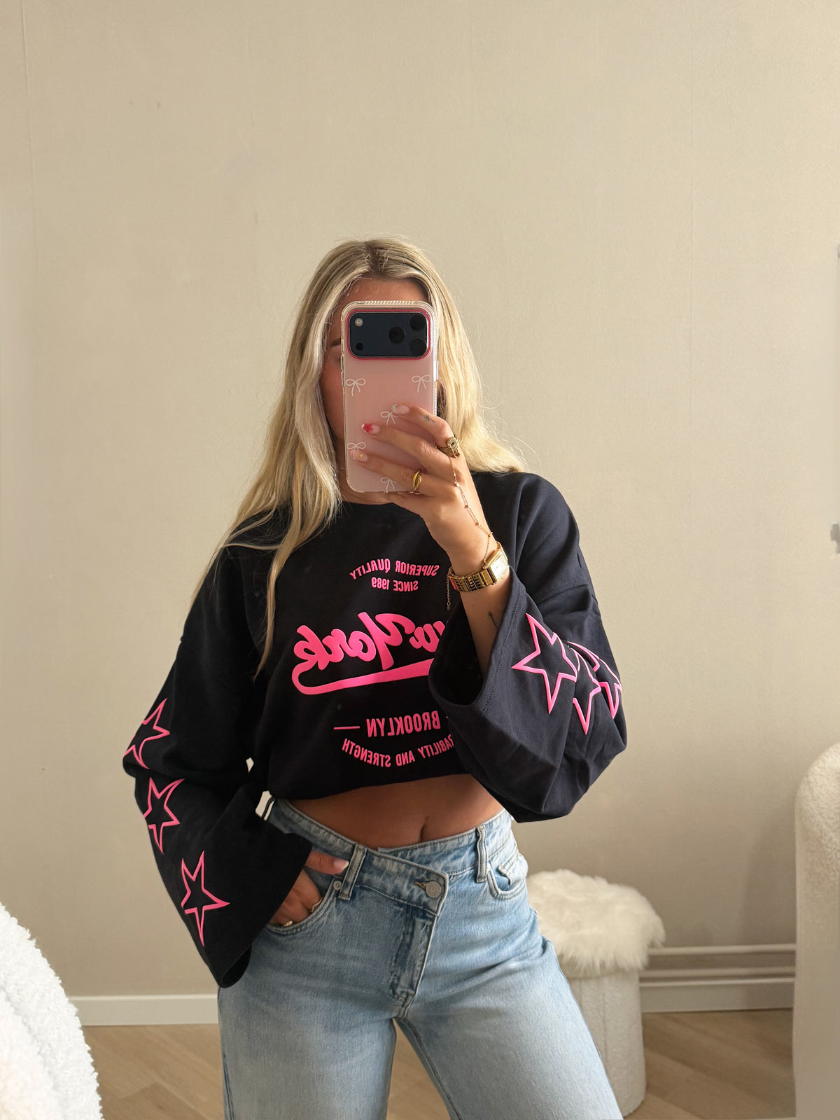 New York longsleeve navy