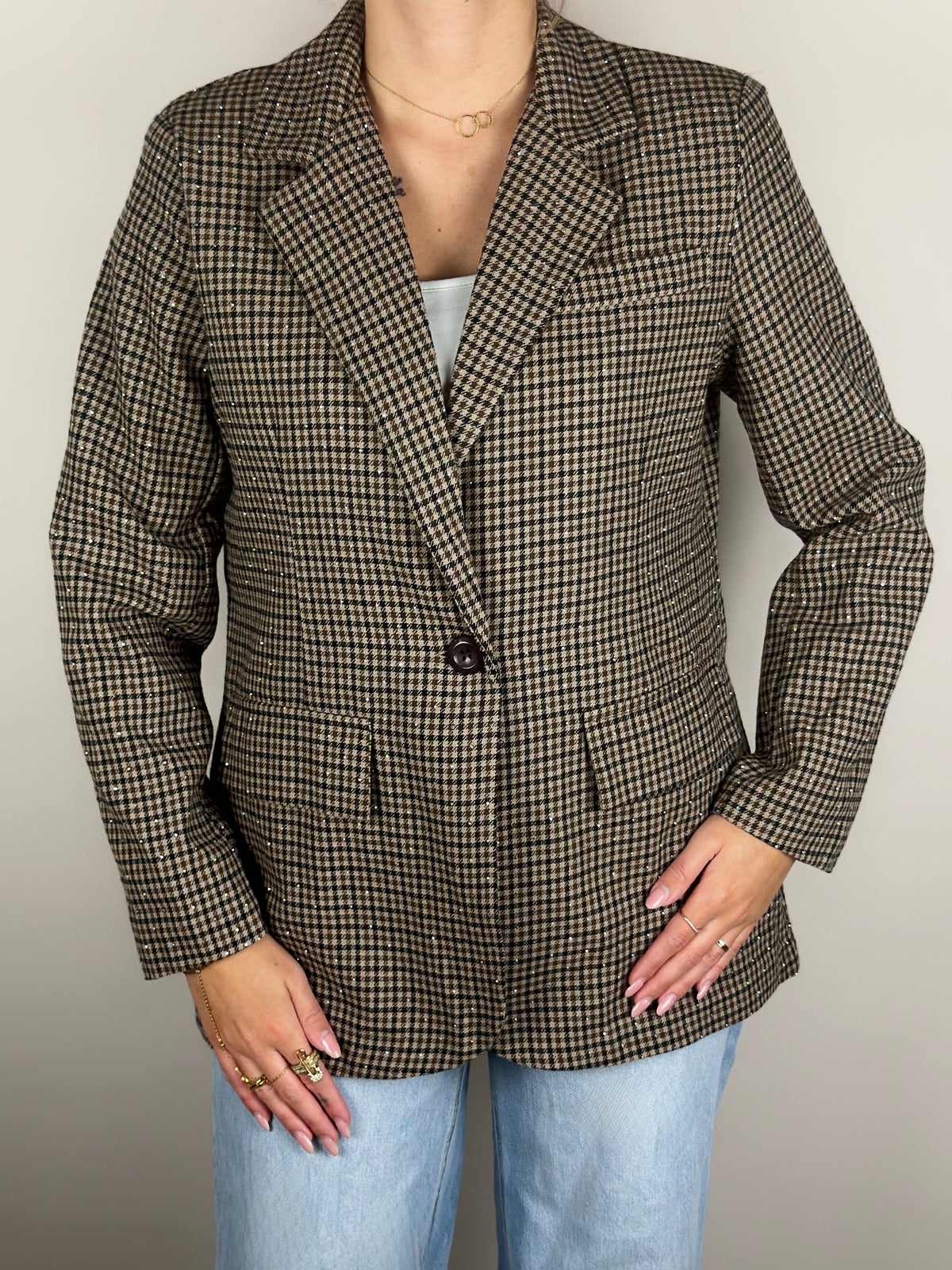 Glitter blazer