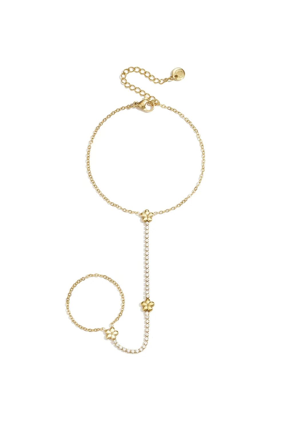 Bloom handchain goud