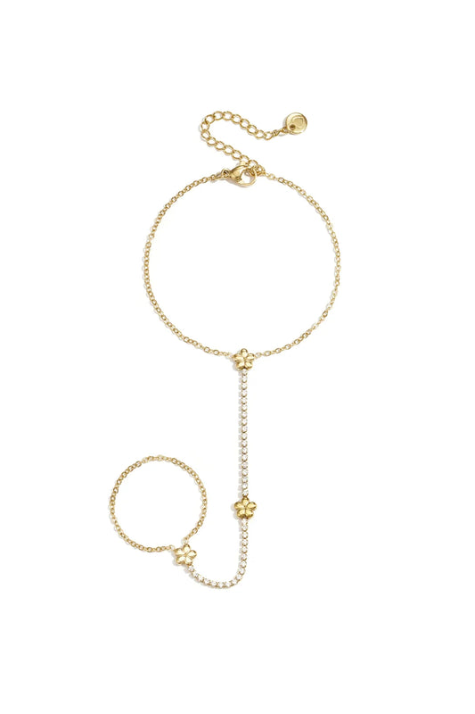 Bloom handchain goud
