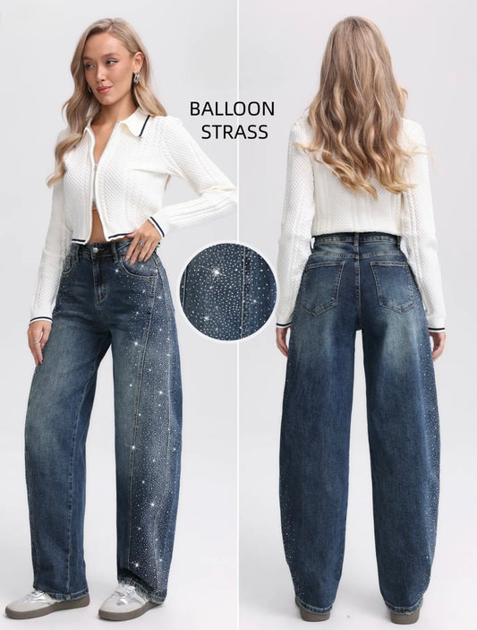 Glitter ballon jeans