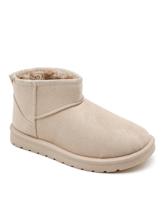 Comfy boots licht beige