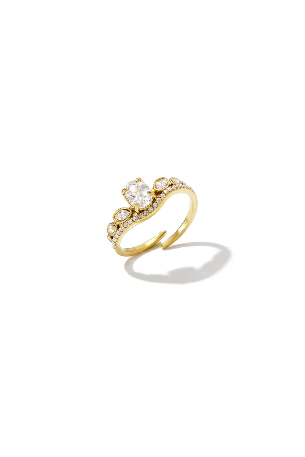 Diamant ring goud