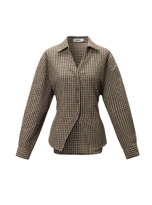 Jessy blouse bruin