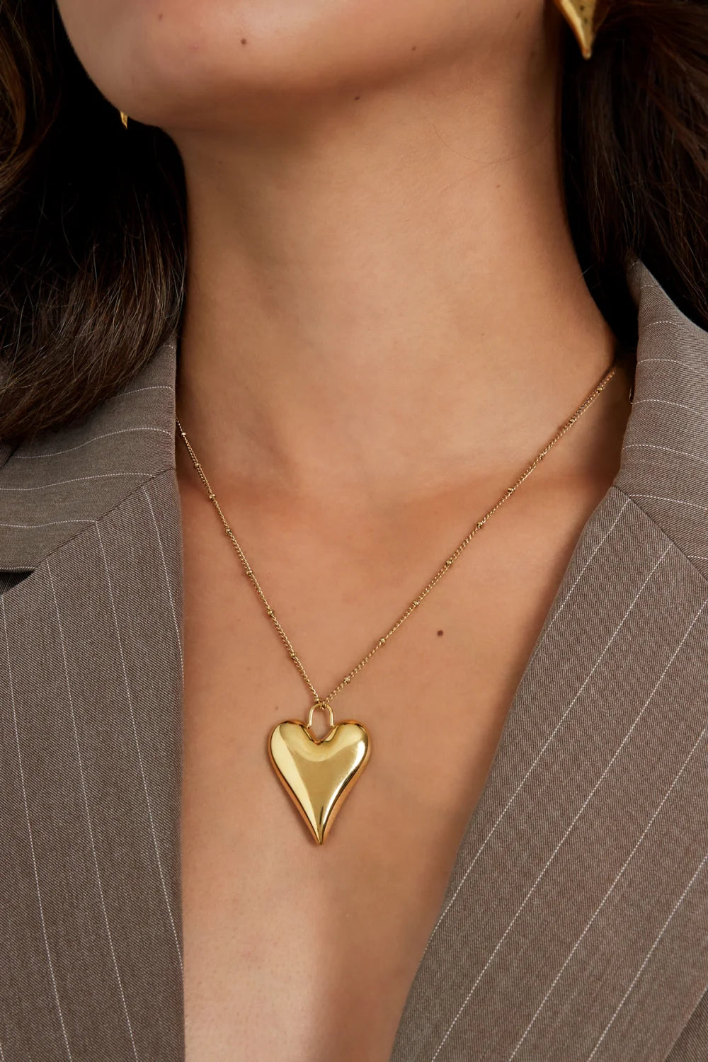 Ketting hart goud