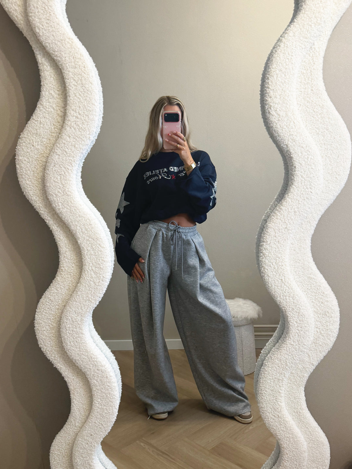 Joggings pants grijs